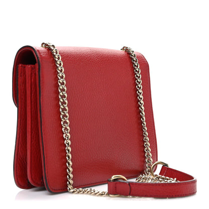 Small Calfskin Shoulder Bag - Red