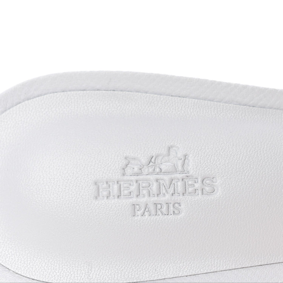 Hermes Epsom Women's Oasis Sandals Bleu Glacier