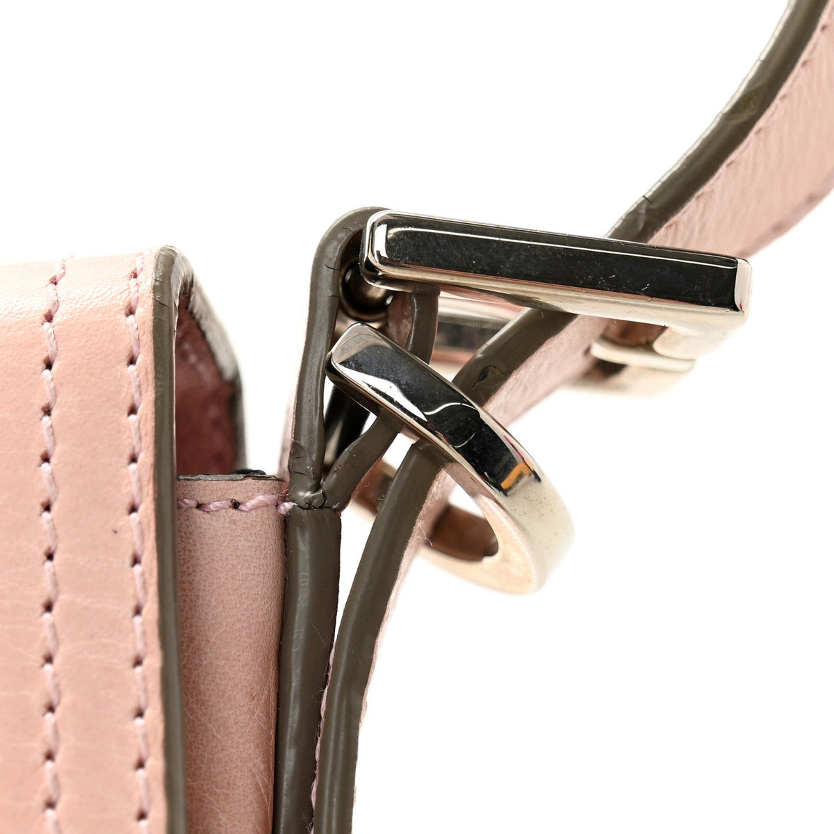 Goatskin Shoulder Bag - Pink