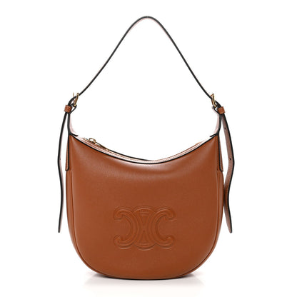 Small Calfskin Shoulder Bag - Tan