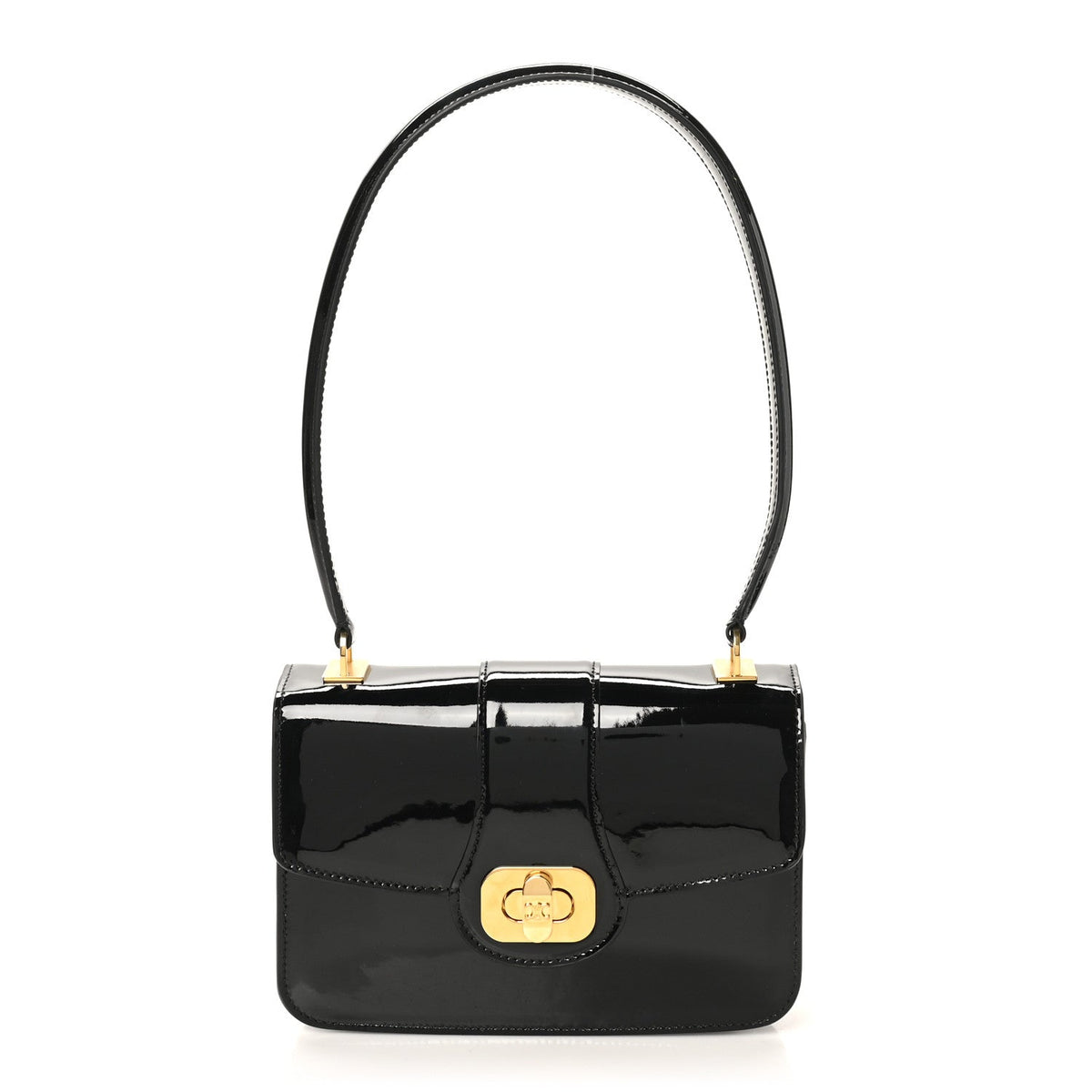 Calfskin Handbag - Black
