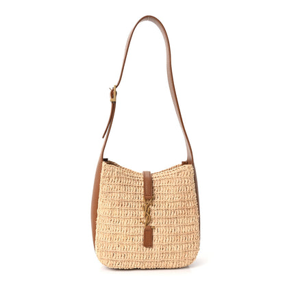Calfskin Hobo Bag - Natural
