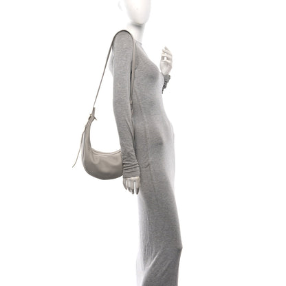 Small Calfskin Crossbody Bag - Grey