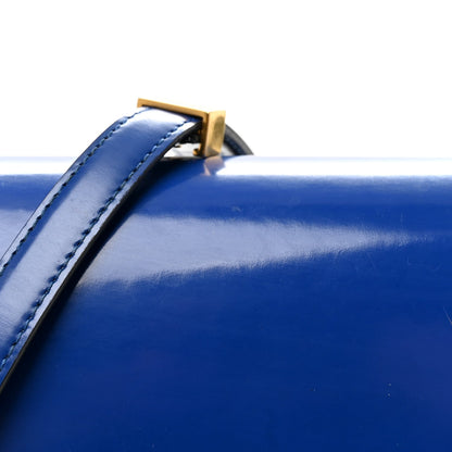 Medium Calfskin Flap Shoulder Bag - Blue
