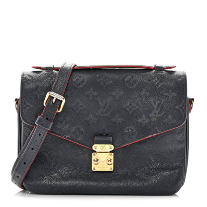 Empreinte Pochette Metis Marine Rouge Handbag