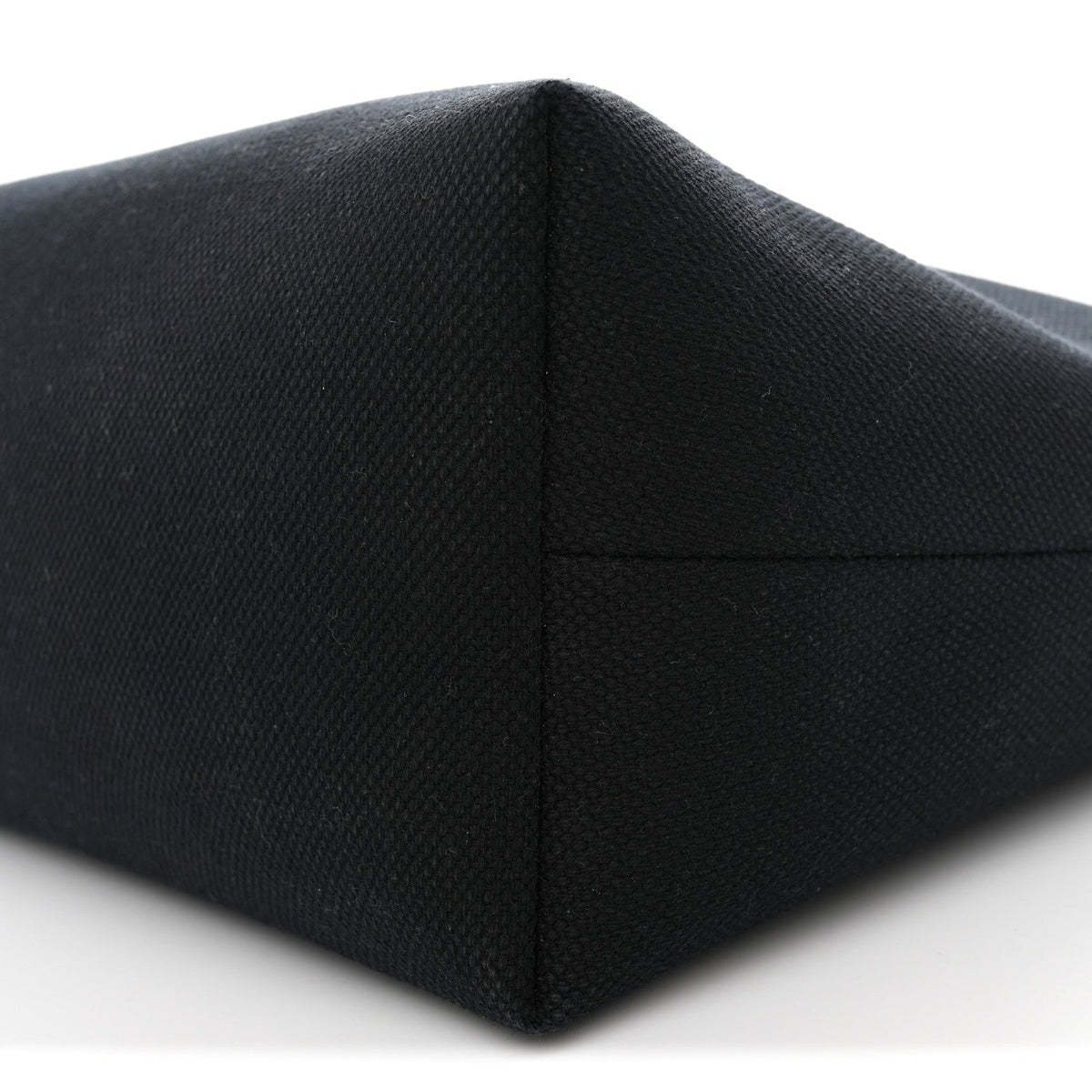 Calfskin Canvas Handbag - Black