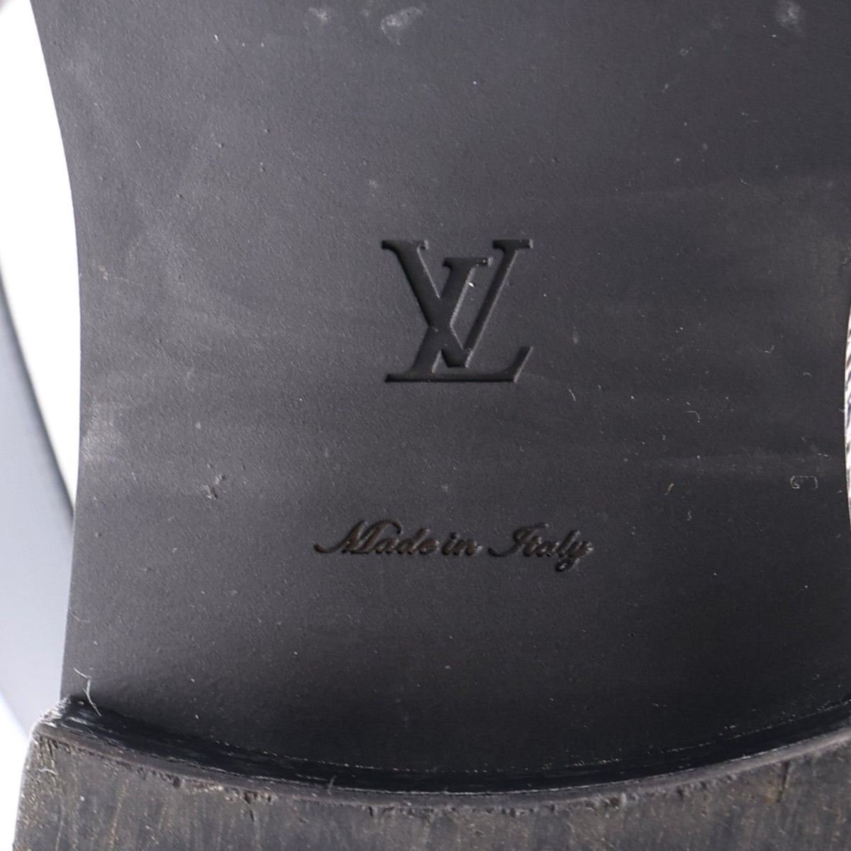 Louis Vuitton Calfskin Monogram Women's Wonderland Ranger Boots 38 Black