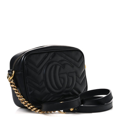 Mini Calfskin Shoulder Bag - Black