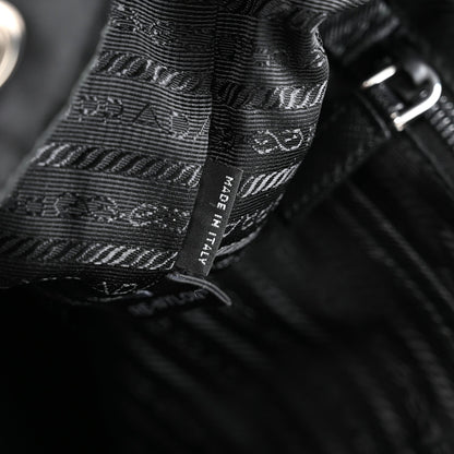 Medium Nylon Backpack - Black