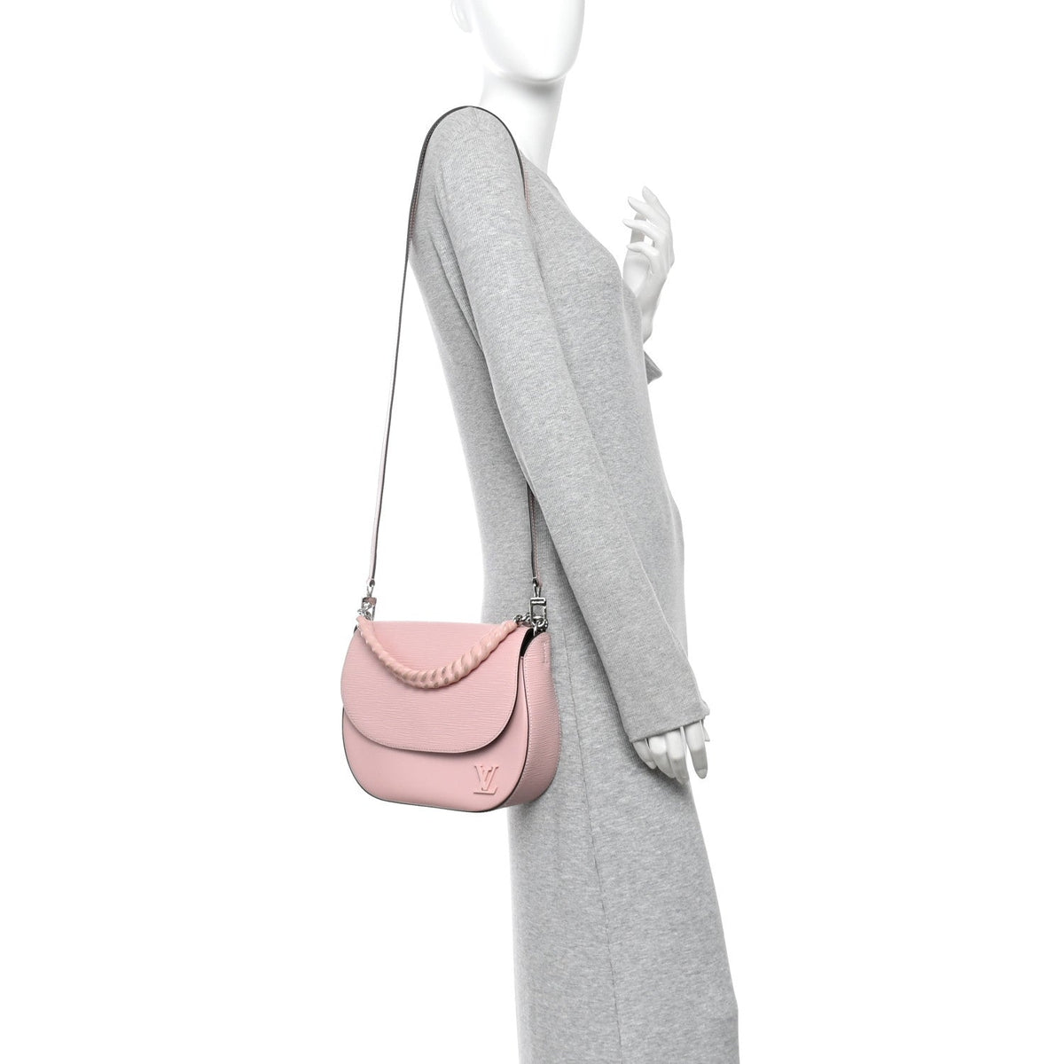 Epi Luna Rose Ballerine Handbag