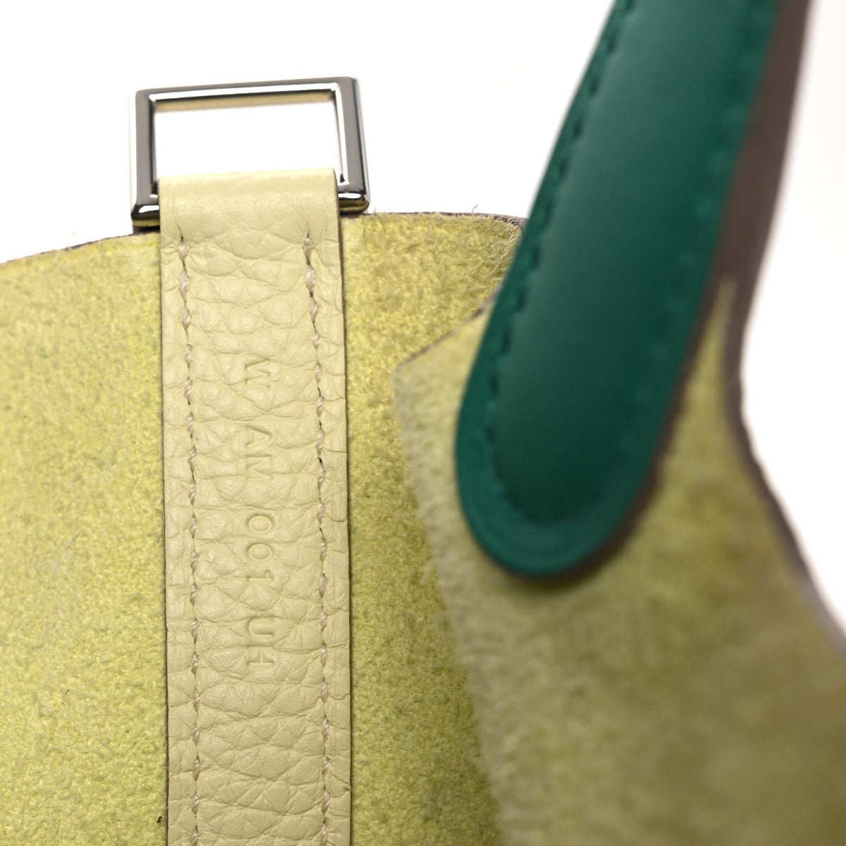 Taurillon Clemence Swift Eclat Picotin L Handbag