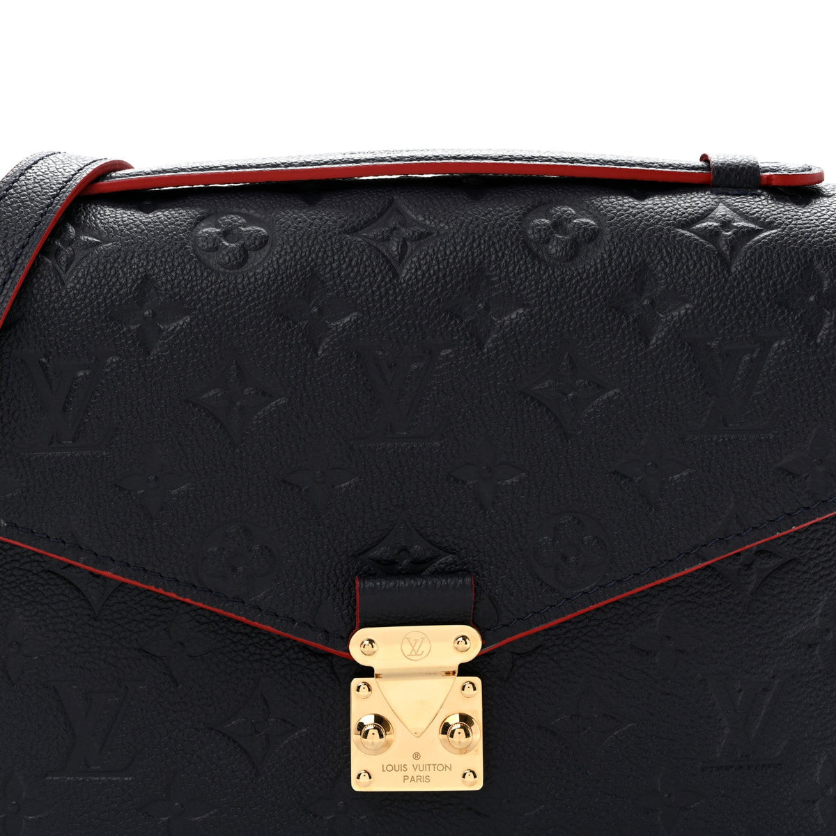 Empreinte Pochette Metis Marine Rouge Handbag