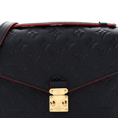 Empreinte Pochette Metis Marine Rouge Handbag