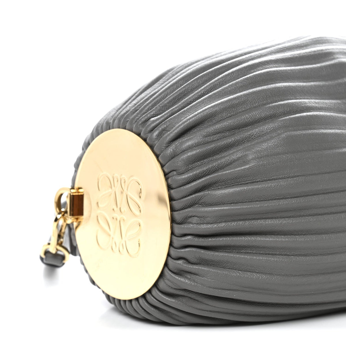 Lambskin Shoulder Bag - Grey