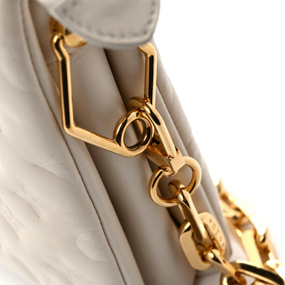 Lambskin Handbag - Beige