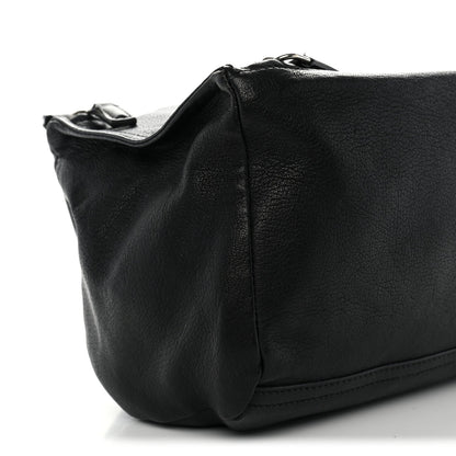 Small Goatskin Handbag - Black