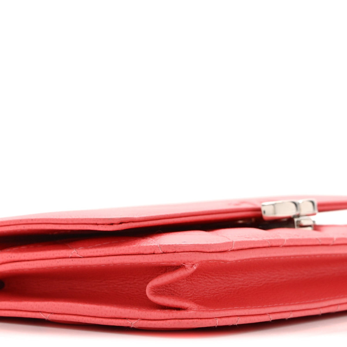 Quilted Calfskin Wallet Bag - Pink