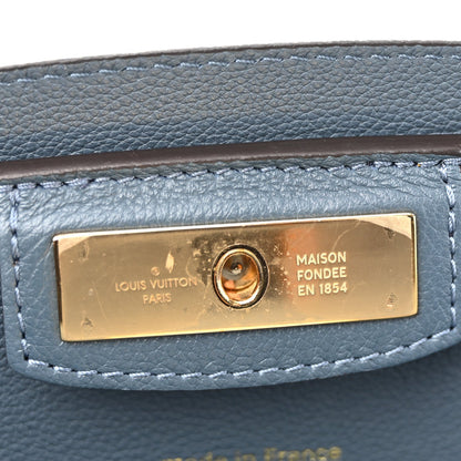Calfskin Handbag - Blue