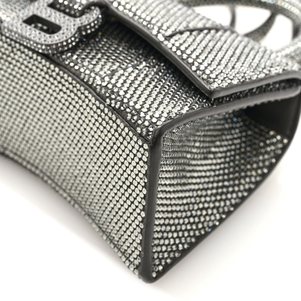 Suede Handbag - Grey