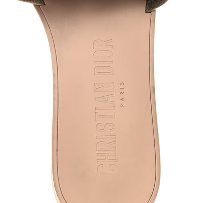Christian Dior Nylon Women's Dio(r)evolution Slide Sandals 39 Nude