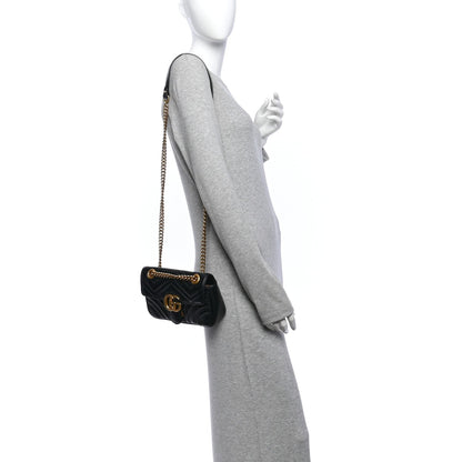 Mini Calfskin Shoulder Bag - Black
