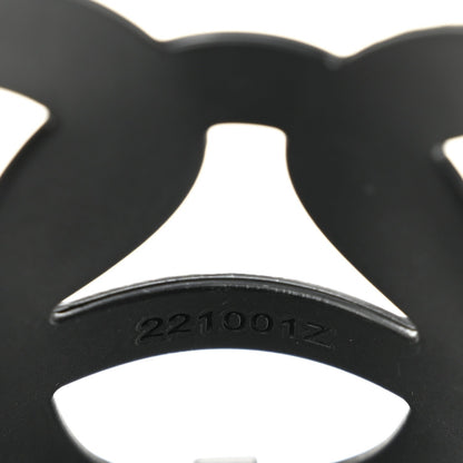 Hermès Rubber Women's Egerie Sandals 36 Black