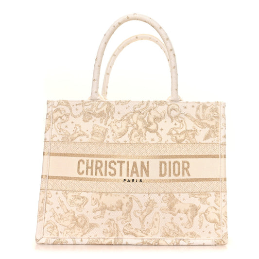 Medium Canvas Tote Bag - Red