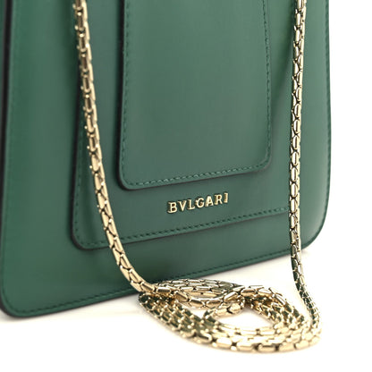 Small Calfskin Crossbody Bag - Green