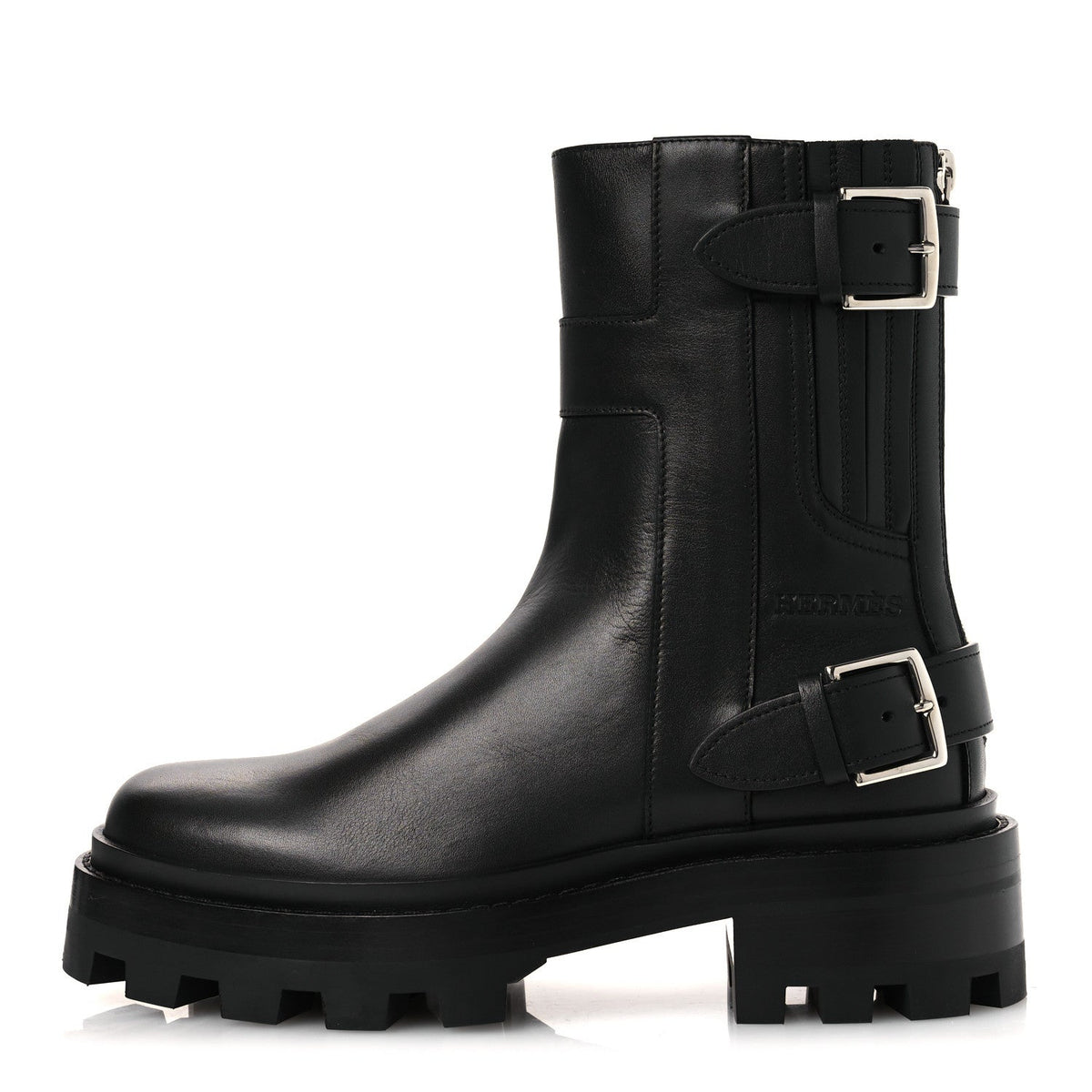 Calfskin Jaimy Ankle Boots Black