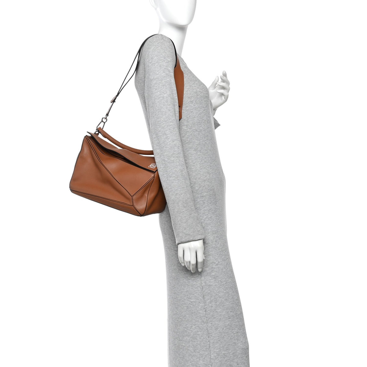 Medium Calfskin Handbag - Tan