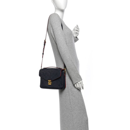 Empreinte Pochette Metis Marine Rouge Handbag