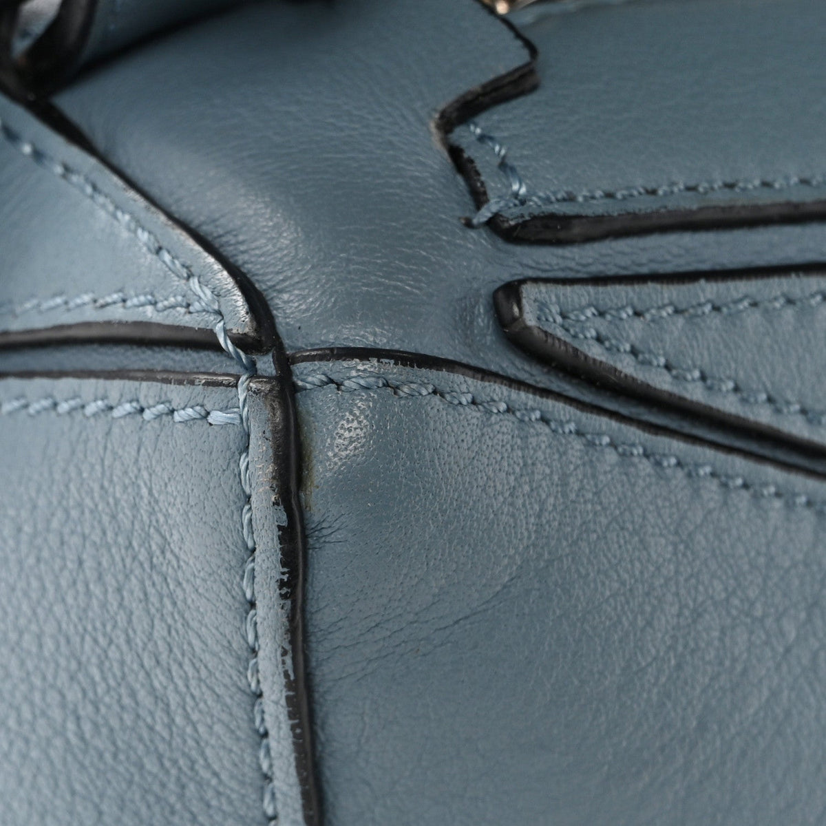 Small Calfskin Handbag - Blue