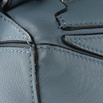 Small Calfskin Handbag - Blue