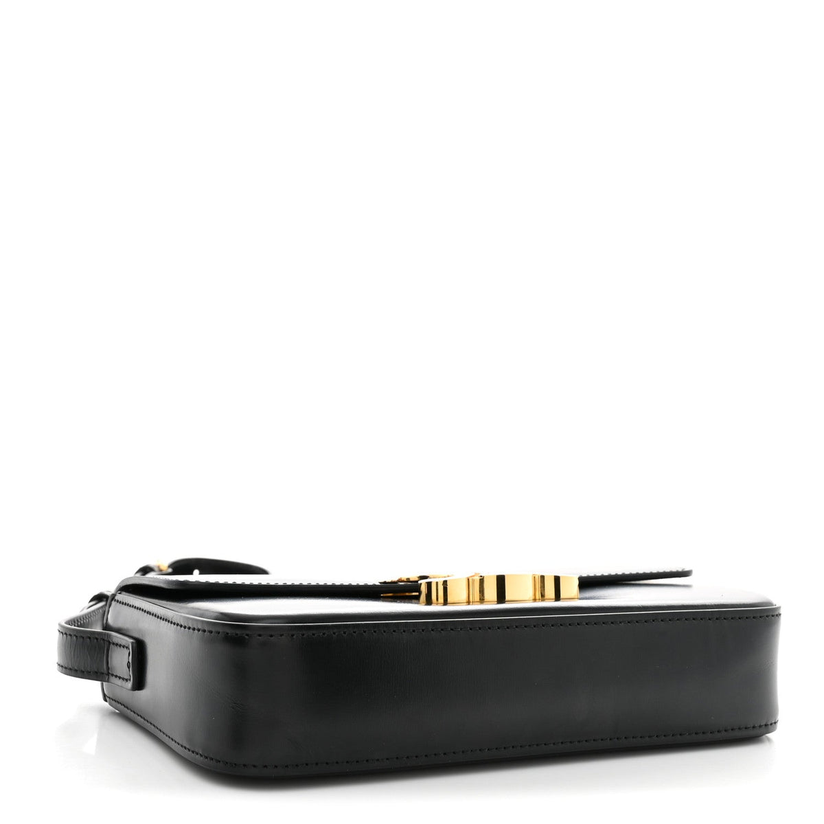 Calfskin Shoulder Bag - Black