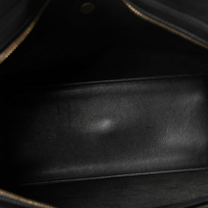 Small Calfskin Handbag - Black