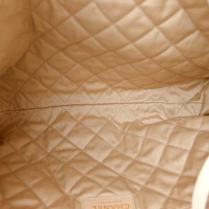 Small Quilted Calfskin Handbag - White