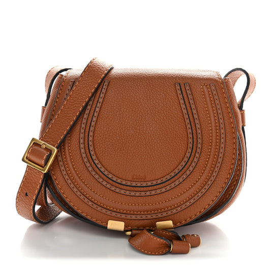 Small Calfskin Handbag - Tan