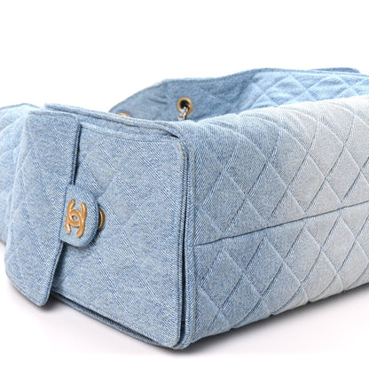 Medium Quilted Handbag - Blue