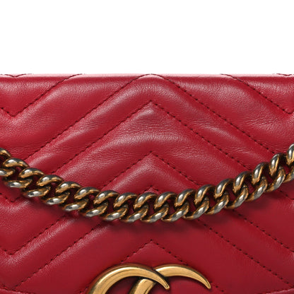 Small Calfskin Shoulder Bag - Red