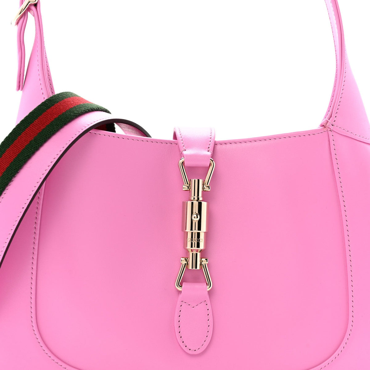 Medium Calfskin Hobo Bag - Pink