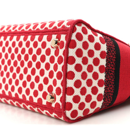 Medium Canvas Handbag - Red