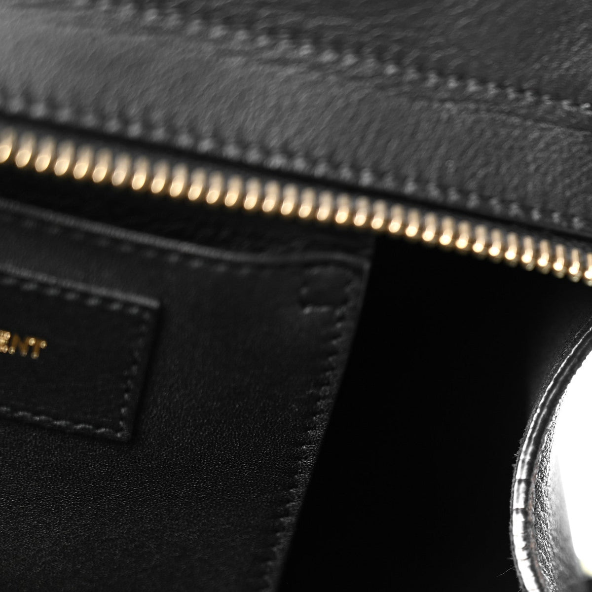 Small Calfskin Handbag - Black
