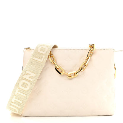 Lambskin Handbag - Beige