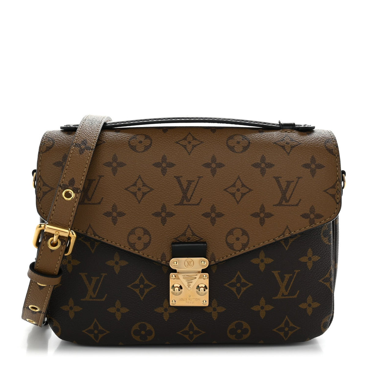 Reverse Monogram Pochette Metis Handbag