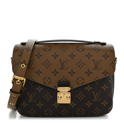 Reverse Monogram Pochette Metis Handbag