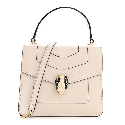 Calfskin Handbag - White