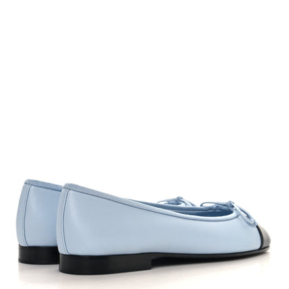 Chanel Cap Toe CC Ballerina Women's Shoes