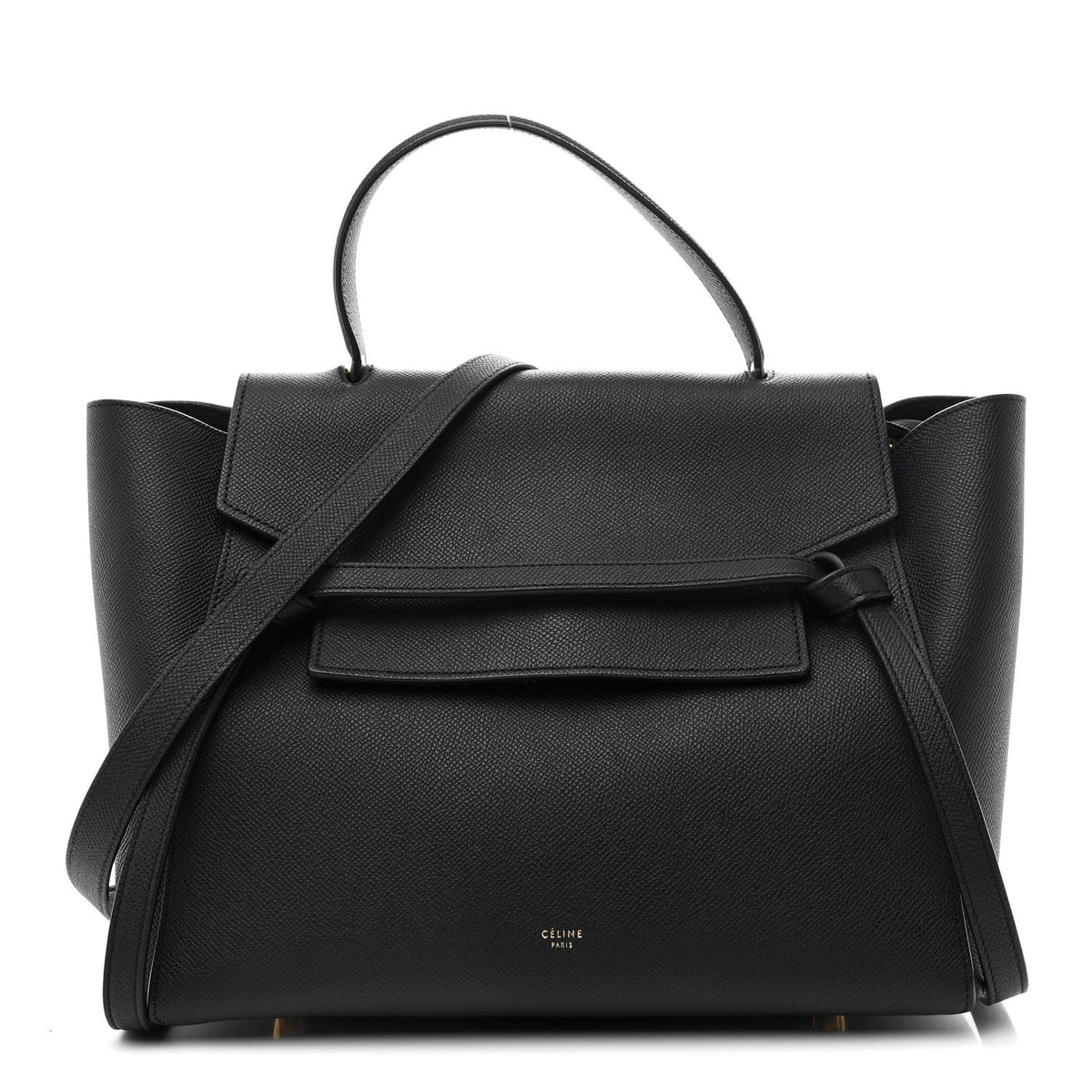 Mini Calfskin Belt Bag - Black