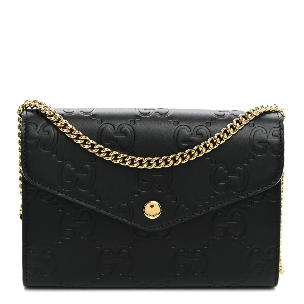 Calfskin Wallet Bag - Black