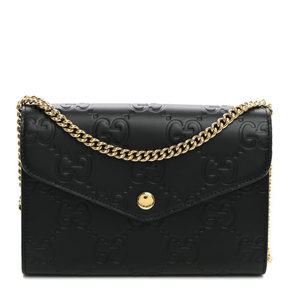 Calfskin Wallet Bag - Black